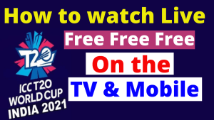 watch Live T20 World Cup 2021: Streaming free on TV and Mobile